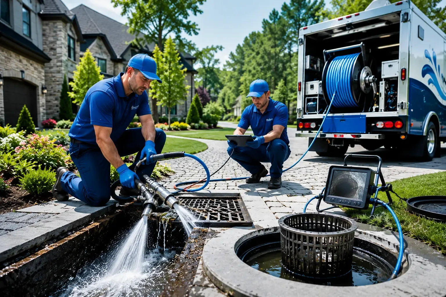 Local outdoor drain cleaning professionals in Fiatt, IL